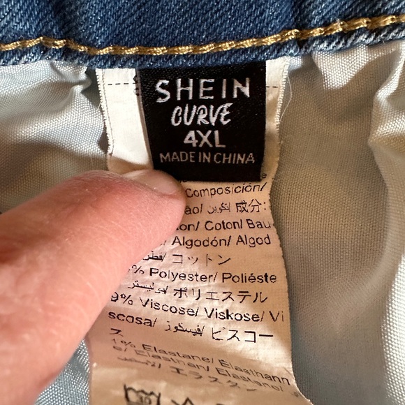 SHEIN Blue Distressed Skinny Jeans - Picture 10 of 10